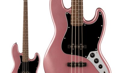 Squier by Fender Affinity Series Jazz Bass Laurel Fingerboard Black Pickguard Burgundy Mist エレキベース ジャズベース