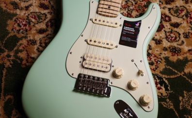 Fender American Performer Stratocaster HSS Maple Fingerboard Satin Surf Green エレキギター
