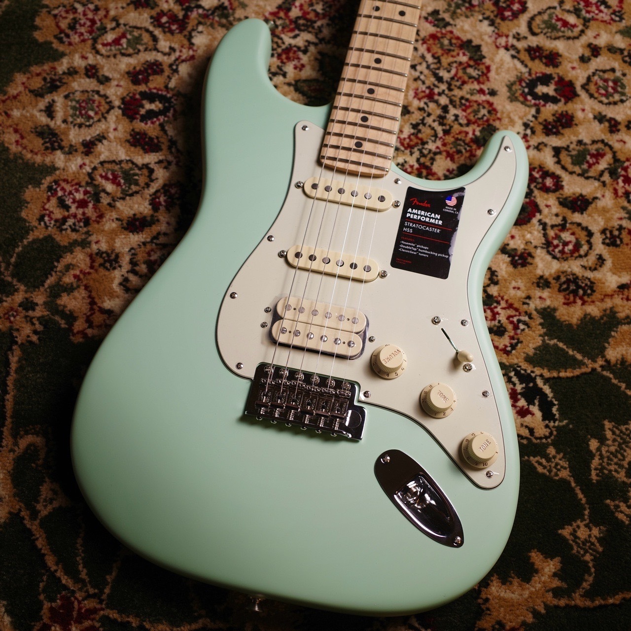 CONTENTSFender American Performer Stratocaster HSS Maple Fingerboard Satin Surf Green この商品について技術者による安心のアフターフォローギターアドバイザーが楽器選びをサポート最新情報を手に入れよう音楽をもっと楽しみ […]