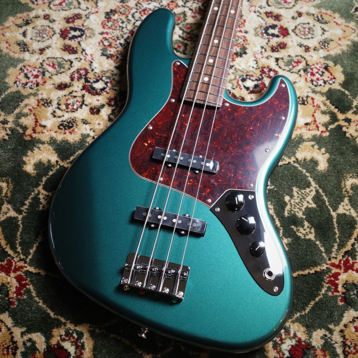 新品Fender Made In Japan Hybrid II Jazz Bass Sherwood Green Metallic 