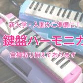 幼稚園から小学校低学年で使う鍵盤ハーモニカ各種取り扱っています 【入学・入園の準備に】