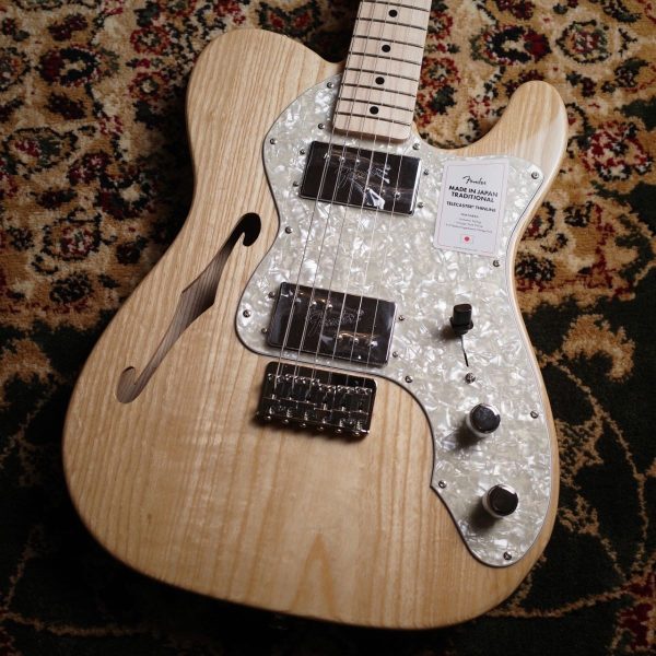Fender Made in Japan Traditional 70s Telecaster Thinline Maple Fingerboard Natural<br />
<br />
¥ 165,000 