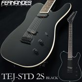 FERNANDES TEJ-STD 2S BLACK ブラック エレキギター TEJシリーズ