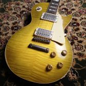 【待望の入荷】Gibson Custom Shop 1959 Les Paul Standard Reissue Heavy Aged Green Lemon Fade #932808