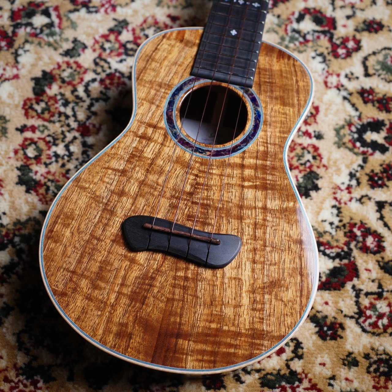 新品Leaf Instruments 「照り葉」Teriha Concert【 Hawaiian Koa Body】