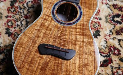 【新入荷】Leaf Instruments Teriha-C-K/K Custom【 Hawaiian curly Koa Body】