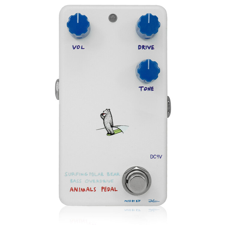 新品ANIMALS PEDAL SURFING POLAR BEAR BASS OVERDRIVE MOD BY BJF