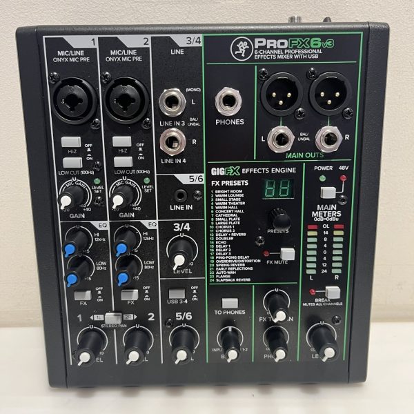 Mackie ProFX6v3<br />
<br />
<br />
¥18,000 