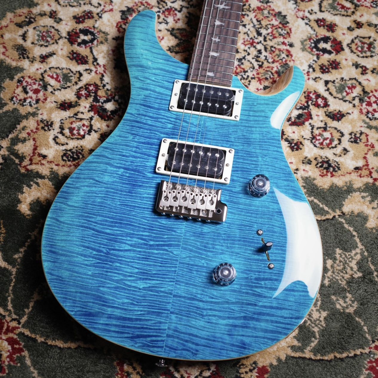 新品Paul Reed Smith(PRS) SE CUSTOM 24 エレキギター Blue Matteo/Natural Back