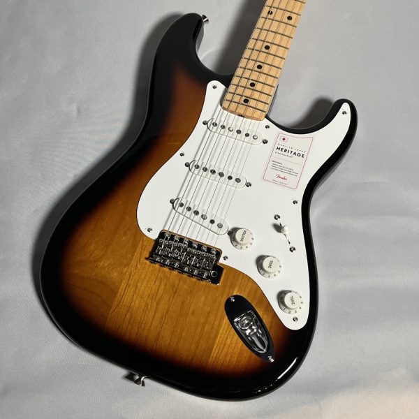 【新品】<br />
Fender Made in Japan Heritage 50s Stratocaster Maple Fingerboard 2-Color Sunburst【現物画像】<br />
<br />
￥220,000 