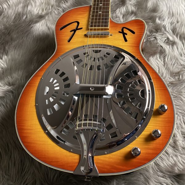 Fender  FR-50CE Cutaway Electro Acoustic Resonator Guitar- Sunburst【委託販売】<br />
<br />
¥77,000 