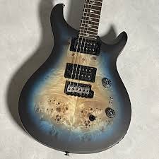 PRS SE Custom 24-08 Poplar Burl Limited Edition Lake Blue Midnight Burst