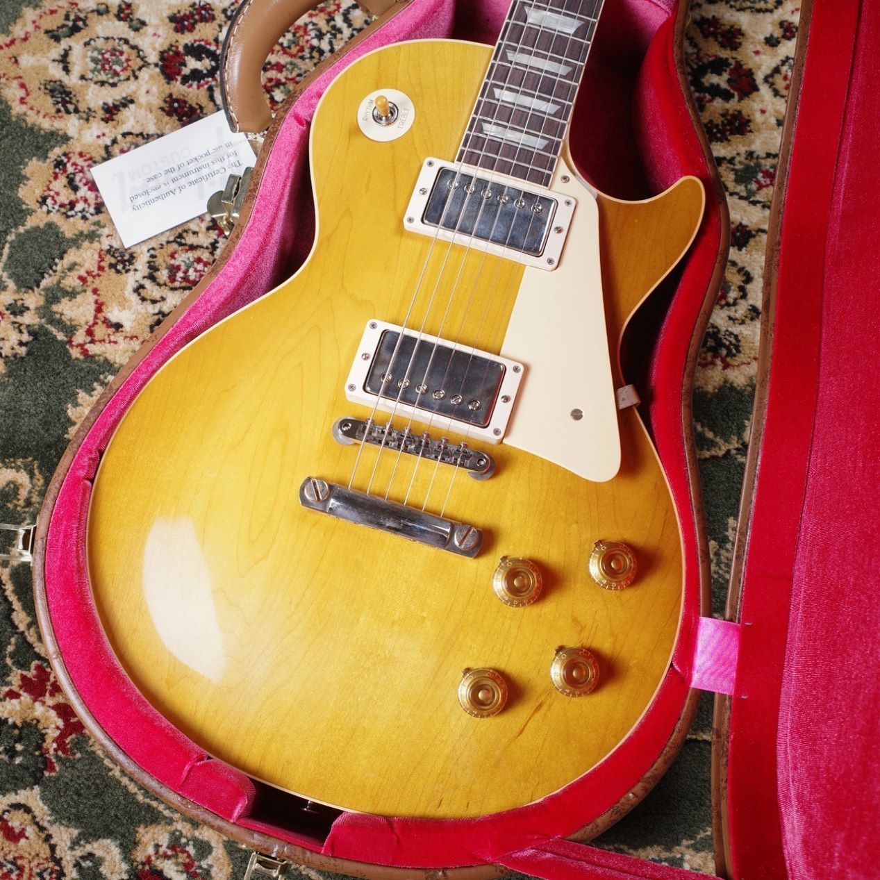 新品Gibson 1958 Les Paul Standard Reissue VOS Lemon Burs