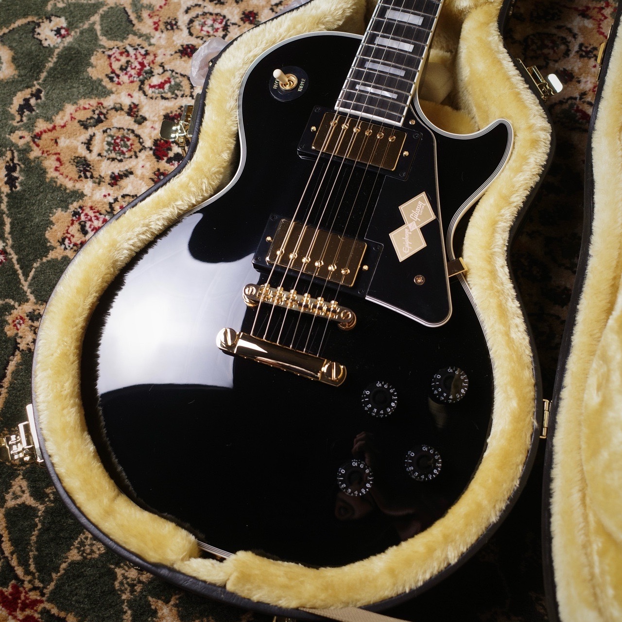新品Epiphone Les Paul Custom Ebony エレキギター Inspired by Gibson Custom
