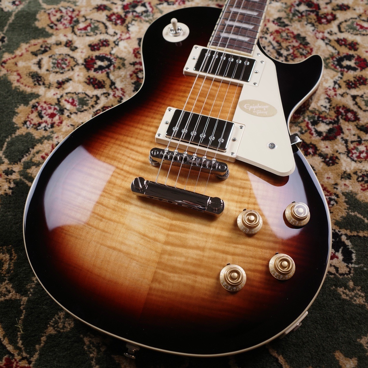 新品Epiphone Les Paul Standard 50s Figured Bourbon Burst【2025 New Model】