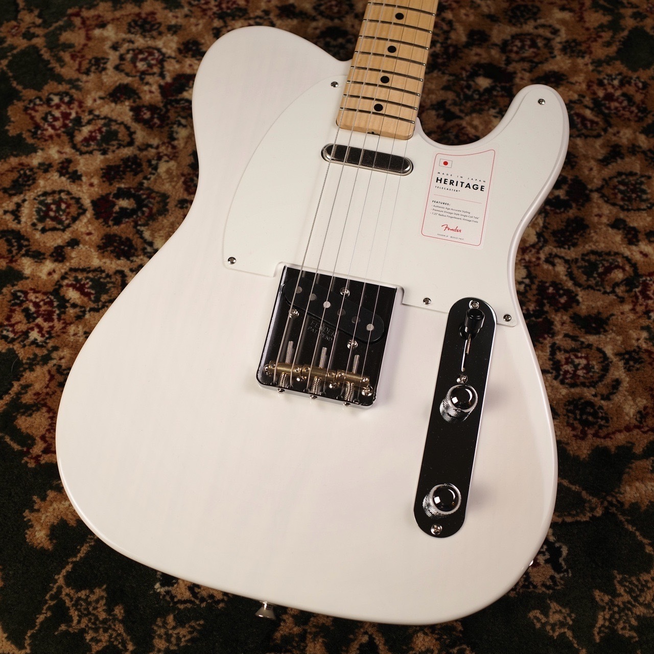 新品Fender Made in Japan Heritage 50s Telecaster Maple Fingerboard White Blonde 