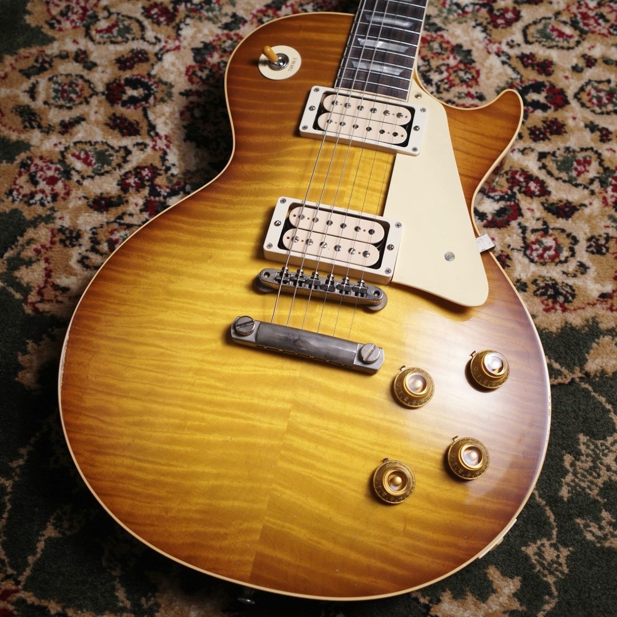 新品Gibson Murphy Lab 1959 Les Paul Standard Reissue Golden Poppy Burst Light Aged