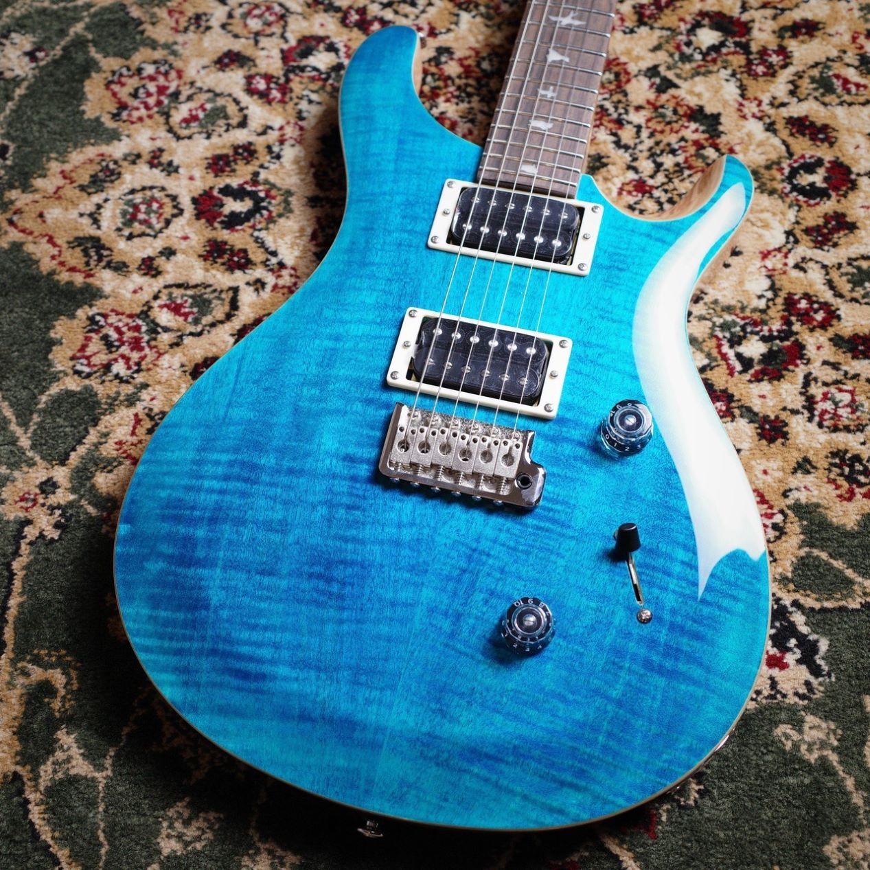 新品Paul Reed Smith(PRS) SE CUSTOM 24 エレキギター/ Blue Matteo /Natural Back