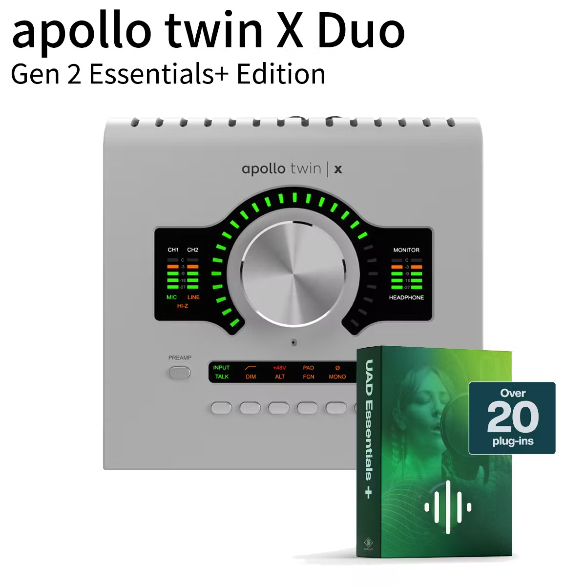 UNIVERSAL AUDIOApollo Twin X DUO | Gen 2 Essentials+ Edition