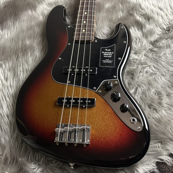 【新品】<br />
Fender Limited Edition Player II Jazz Bass - Sparkle 3-Color Sunburst【現物画像】<br />
<br />
￥121,000 