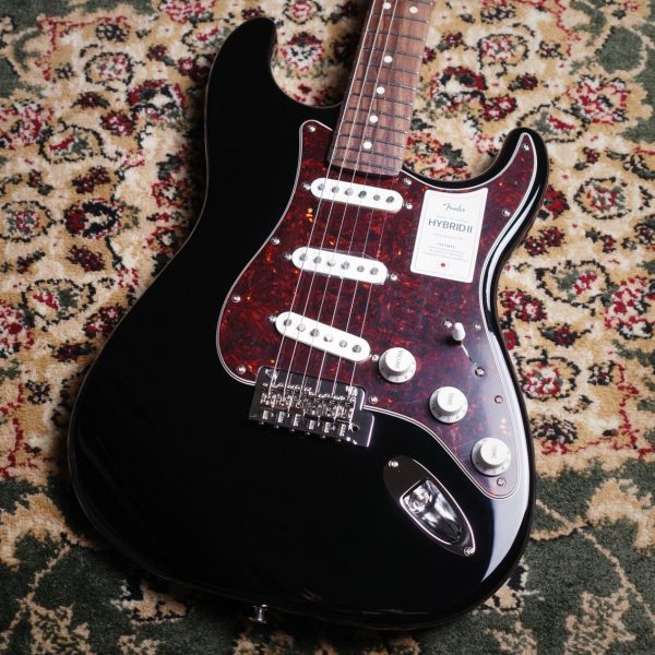 【新品】<br />
Fender Made in Japan Hybrid II Stratocaster Black エレキギター 【3.40kg】<br />
<br />
<br />
¥159,500 