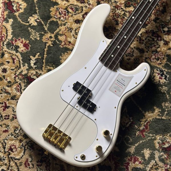 【新品】<br />
Fender Made In Japan Traditional II 60s Precision Bass White Pearl/≒3.34kg<br />
¥163,900 