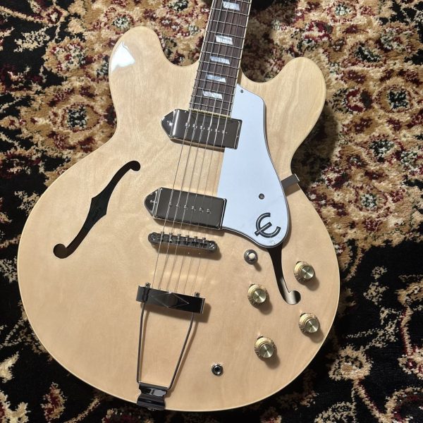 【新品】<br />
Epiphone Casino Natural 【≒3.04kg】<br />
<br />
￥91,300 