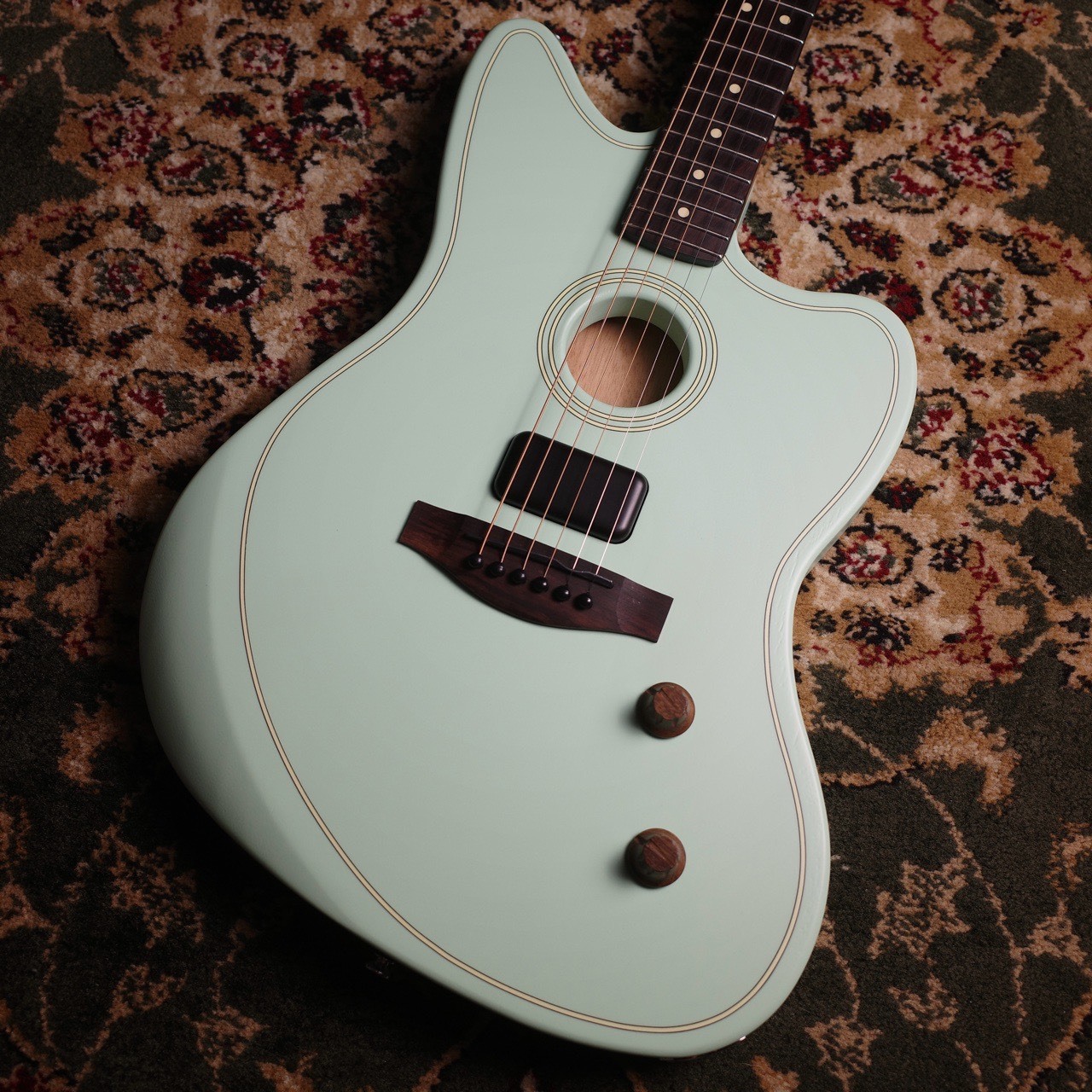 新品Fender  FSR Acoustasonic Standard Jazzmaster Surf Green【限定カラー】