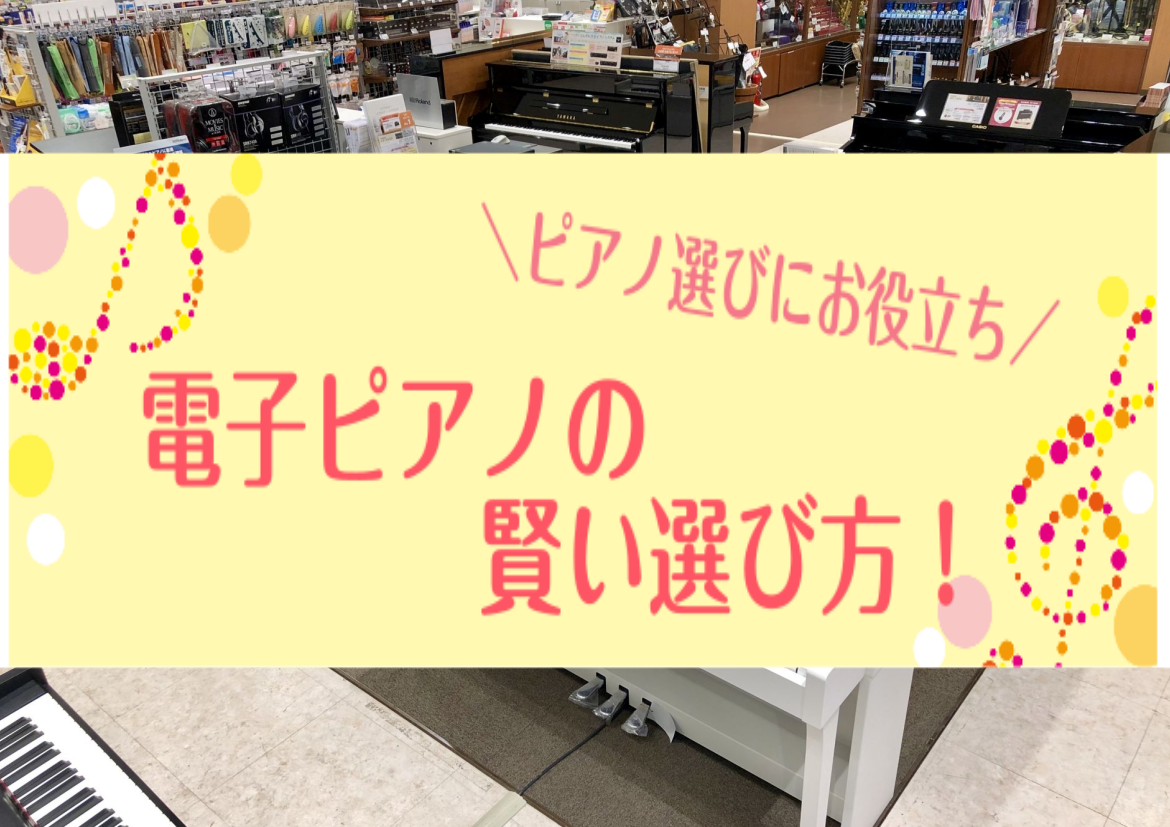 浜松市最大級となる電子ピアノを20台展示した売場で、ピアノ専門スタッフがお客様のピアノ選びをご案内致します。ヤマハ、カワイ、ローランド、カシオ、コルグといった各種メーカーを取り揃えており、価格も￥50,000～￥400,000クラスを実際に弾き比べて頂けます。ピアノが弾けないお客様でも、スタッフが実 […]