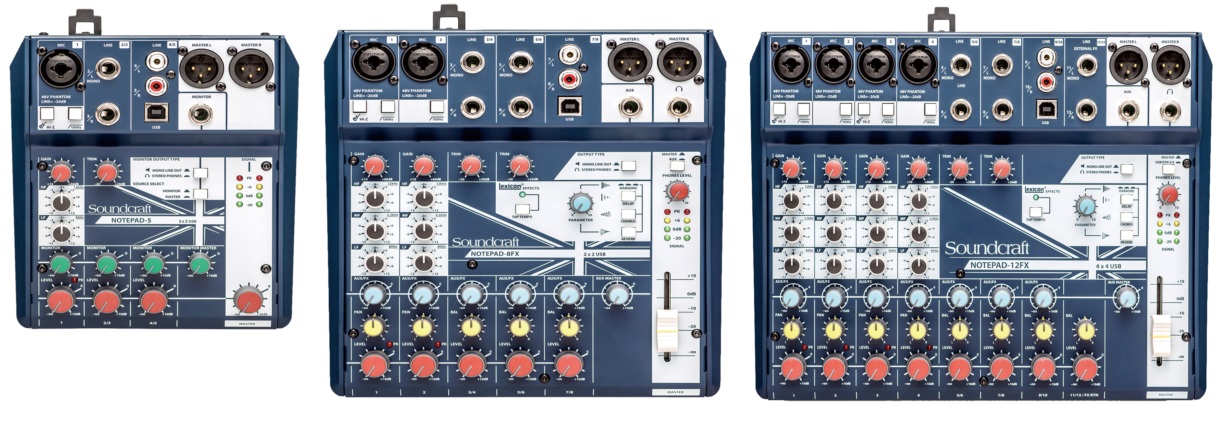 Soundcraft（サウンドクラフト）／Notepad-5＆Notepad-8FX 入荷しました！ *インターネット動画配信や音楽制作に使える英国大手ブランドのミニミキサー・シリーズ インターネットでの動画配信や音楽制作に使用可能な【サウンドクラフト】社の話題の小型ミキサー]]【Notepadシリ […]