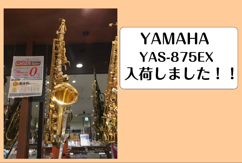 *YAMAHA / YAS-875EX入荷しました！ YAMAHAのYAS-875EXが当店に入荷しました！ 店頭では実際にお試しいただけます。 ぜひお気軽にご来店ください！ |*ブランド|*型名|*定価(税込)| |YAMAHA|YAS-875EX|￥555,500| -ご来店いただいたタイミング […]