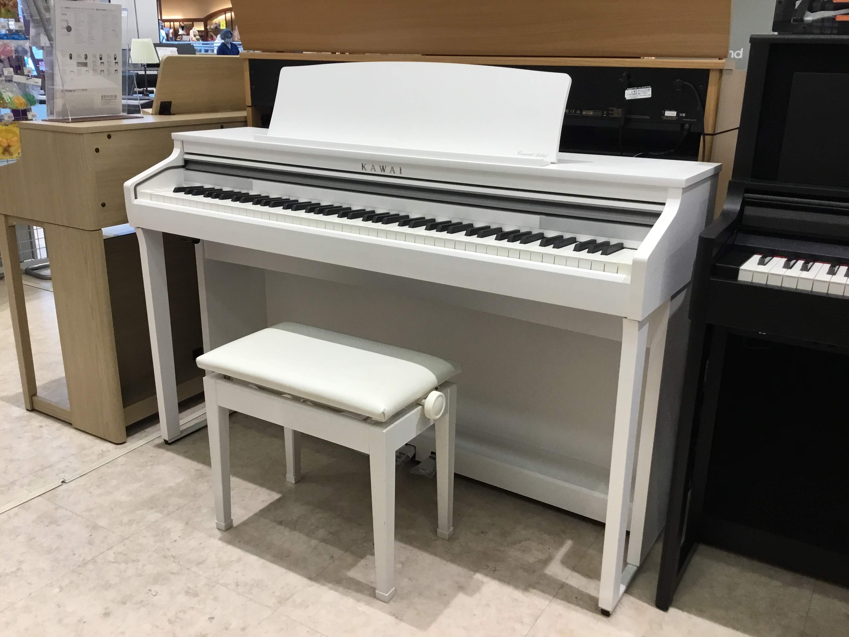 生産完了につき、木製鍵盤ながらコストパフォーマンスに優れた電子ピアノ「KAWAI CA48(PW)」が展示品限りの特価となりました！]]お部屋にもすっきり馴染む「ピュア・ホワイト」カラー。展示1台限りとなりますので是非お早めにご検討ください。]]皆さまのご来店お待ち致しております。 |*メーカー|* […]