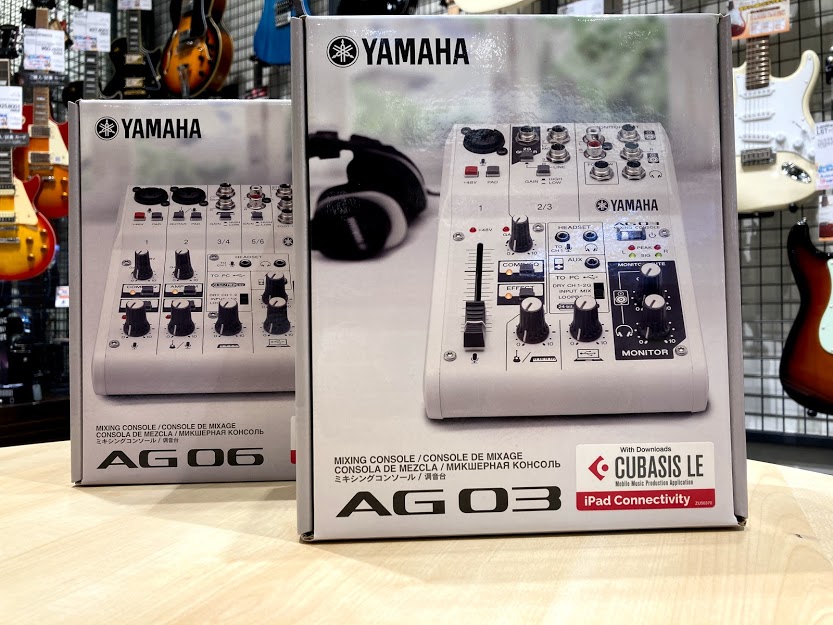 【Newスタッフ白井のおススメ楽器】Part.10　YAMAHA AG03/AG06