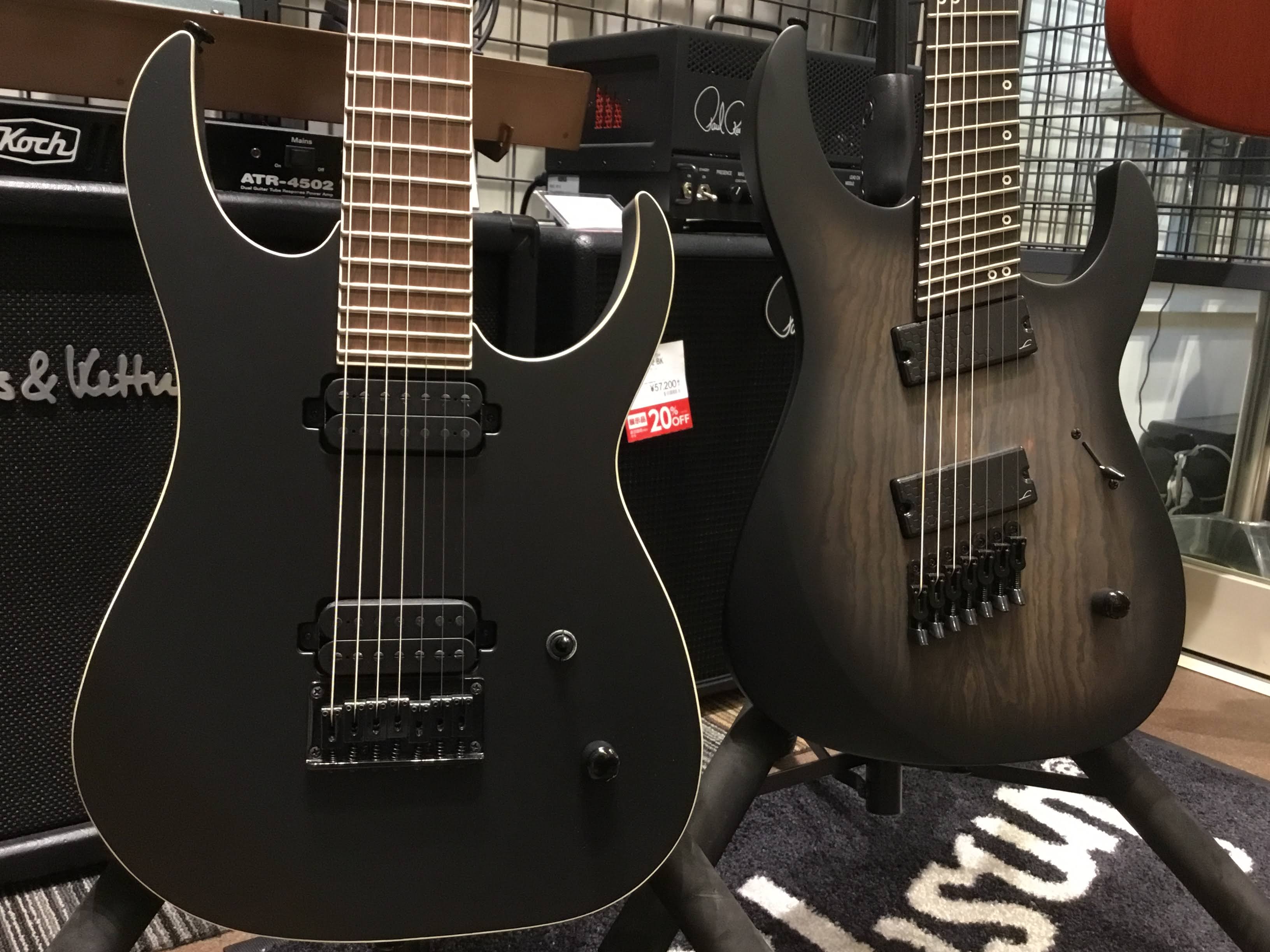 「S7G」&「Legator」の7弦が入荷しました！