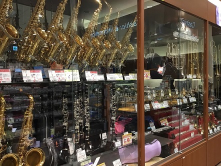 島村楽器イオンモール浜松市野店管楽器売り場