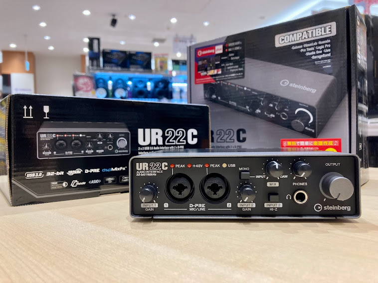 2x2 オーディオインターフェースUR22C