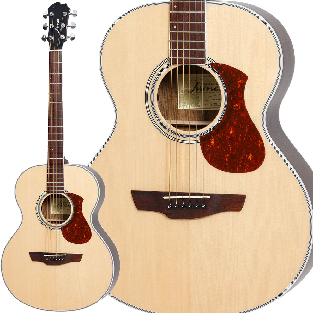 エレクトリックアコースティックギターJames/J-450A