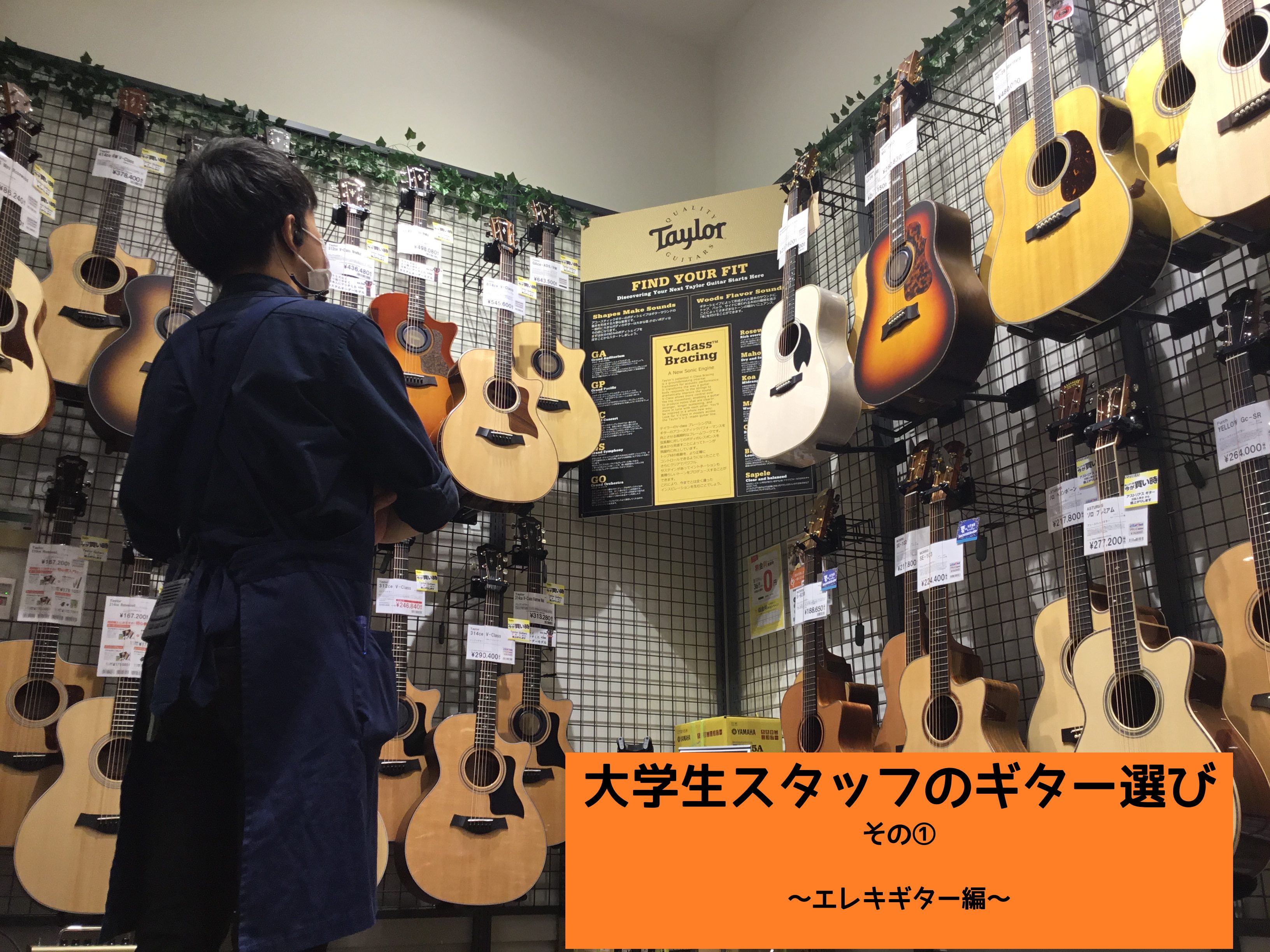 大学生スタッフのギター選び その 島村楽器 イオンモール浜松市野店