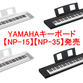 キーボード【NP-15】【NP-35】発売！！