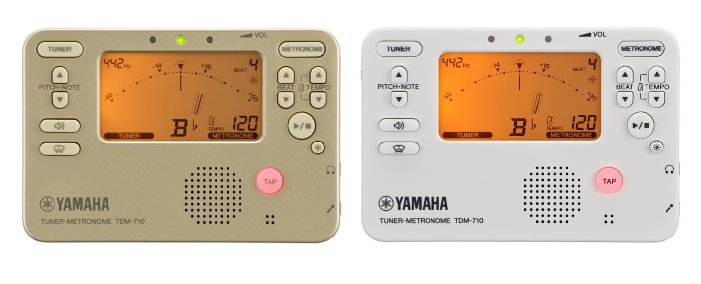 チューナーメトロノームTDM-710GL（ゴールド）　TDM-710IV（アイボリー）