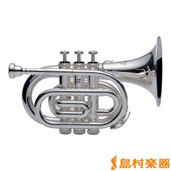 購入価格42000円。試奏のみ！ポケットトランペット ポケットトランペット島村楽器購入保証書あり