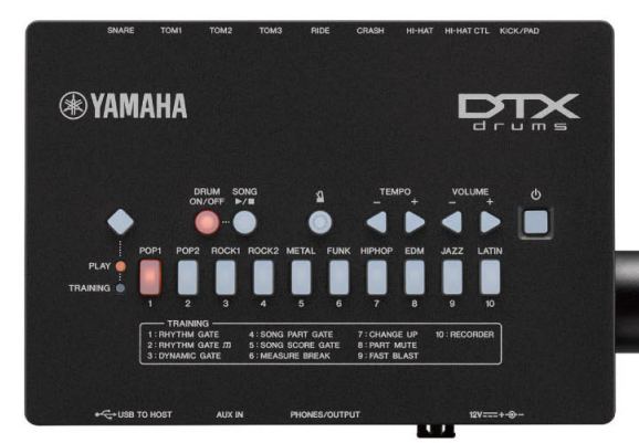 例）YAMAHA DTX402シリーズ