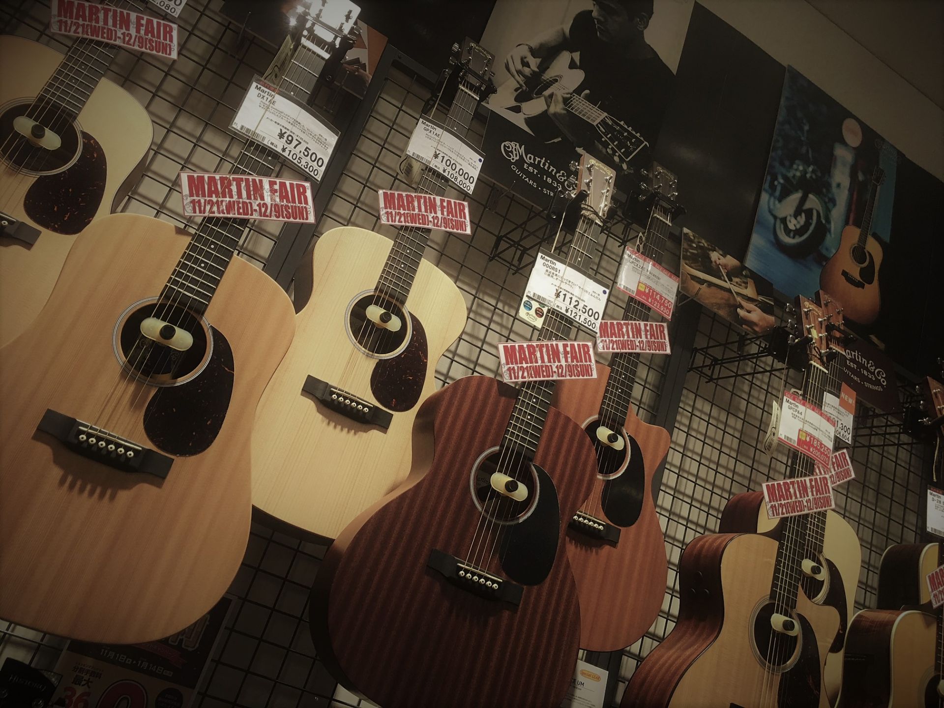 【アコギ】只今Martinフェア開催中！Martin無料調整会も！