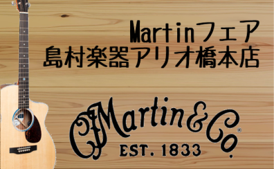 Martinギターフェア開催します！