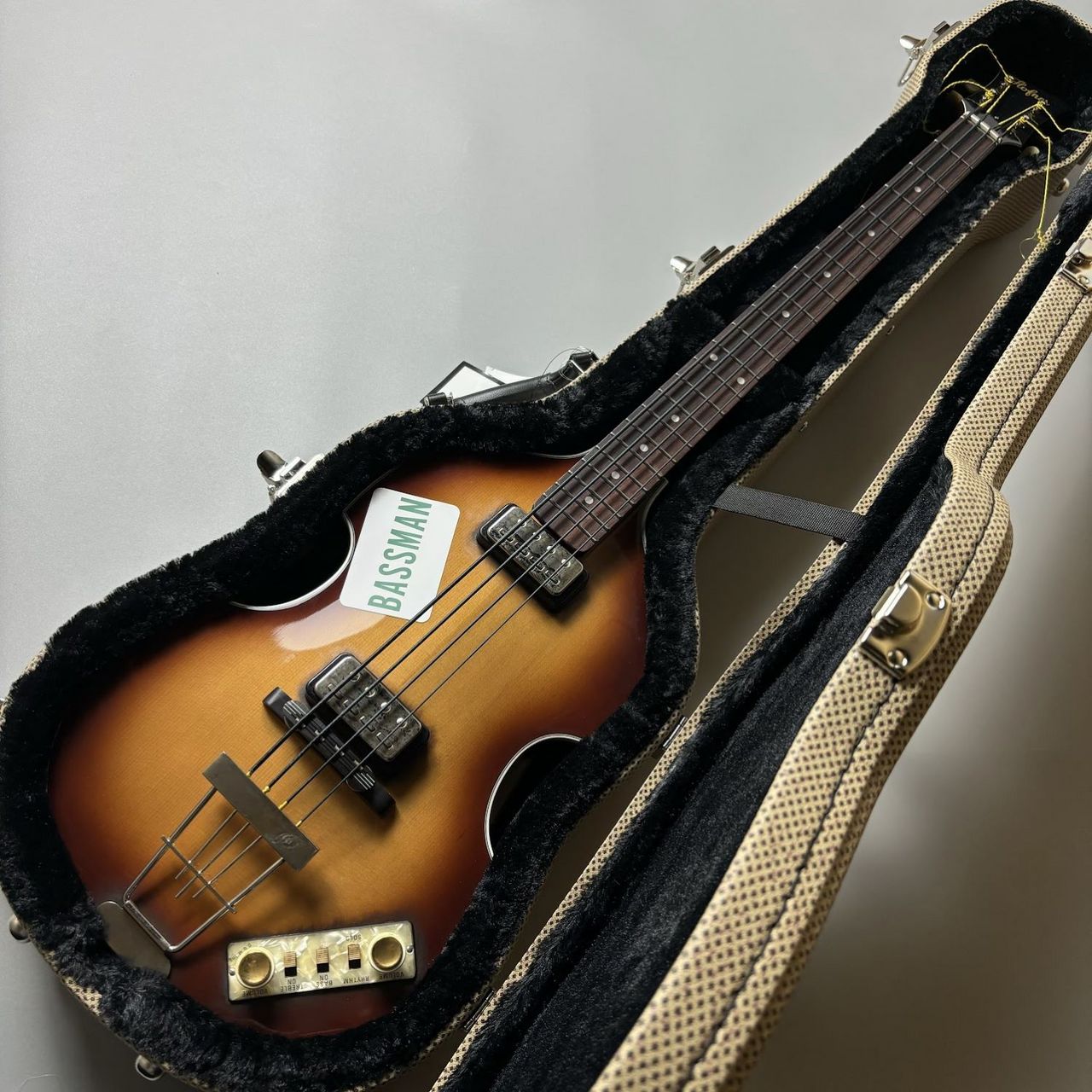 HofnerViolin Bass Rooftop '69