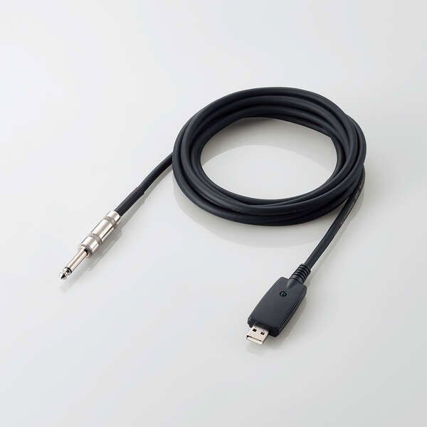 オーディオインターフェイス搭載シールドUSBケーブル DH-SHU30BK 