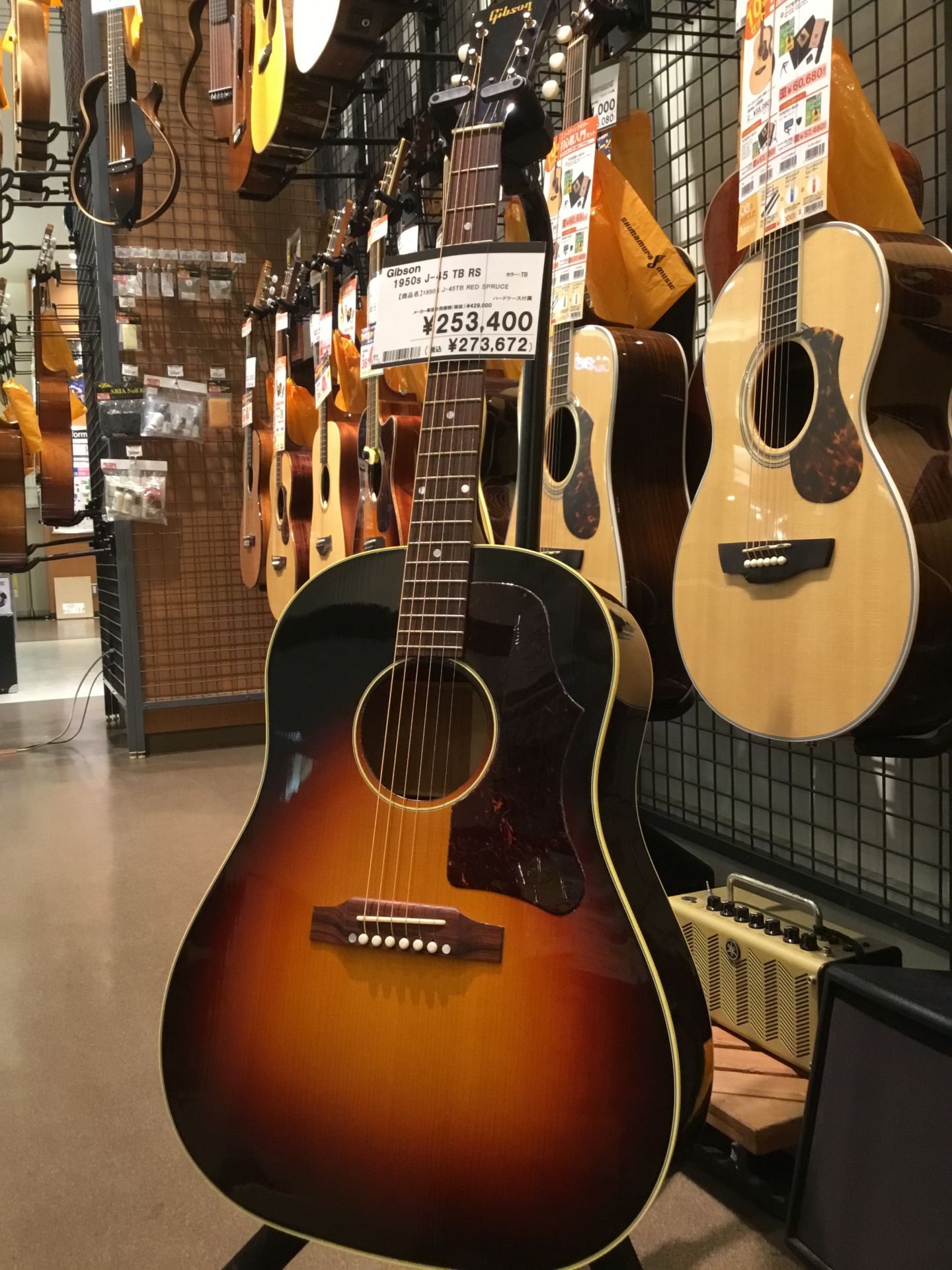 [アコースティックギター]Gibson/ 1950’s J-45 TB RS入荷しました！