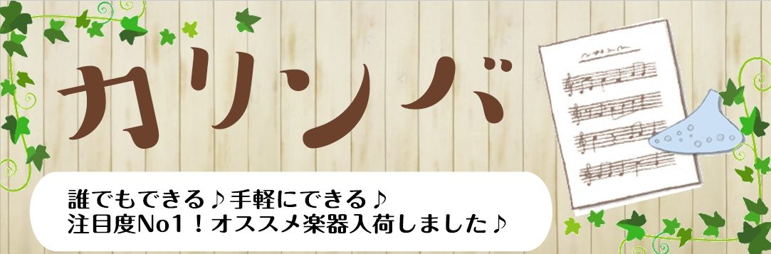 こんにちは！イオンモール日吉津店、教育楽器担当の金田です！]]今回ご紹介する楽器は、最近たくさんのお問い合わせをいただいております、お子さまからご年配の方まで簡単に楽しめる『カリンバ』という楽器をご紹介します。 *『カリンバ』ってどんな楽器？ 板や箱の上に並んだ鉄や竹の棒を親指の爪ではじいて演奏する […]