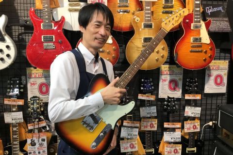 スタッフ写真 エレキギター、ベース、アンプ、エフェクター担当 平