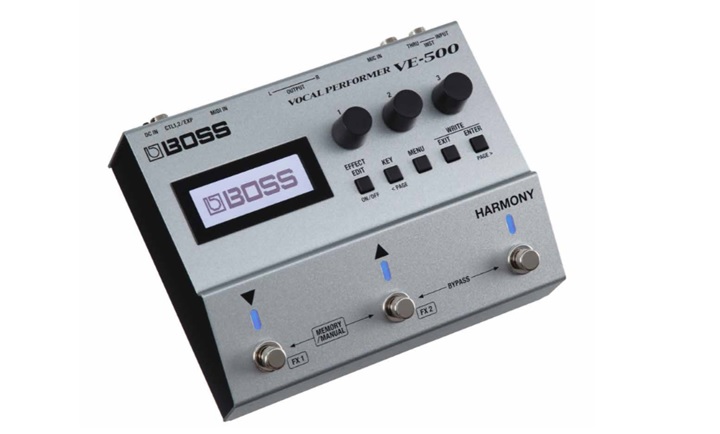 【エフェクター】BOSS VE-500が新発売！ギターボーカルが必要とするツールを詰め込んだエフェクターが入荷